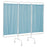 R&B Wire Products Three-Panel Privacy Screens - Privacy Screen, 3 Panel, No Casters, Green - PSS-3G