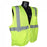 Radians Economy Safety Vests - Class 2 Fire-Retardant Safety Vest with Zipper Closure, Size L - SV25-2ZGM-L