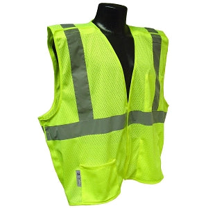 Radians / Techna Breakaway Mesh Safety Vests - Breakaway Mesh Safety Vest, Class 2, Green, Size L - SV4GML