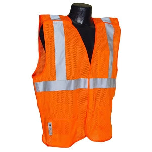 Radians / Techna Breakaway Mesh Safety Vests - Breakaway Mesh Safety Vest, Class 2, Orange, Size 5XL - SV4OM5X