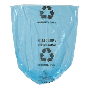 Centurion Centurion Soiled Linen Liners - Centurion Light Blue Liners Printed with "Soiled Linen", Roll, 29" x 38", 0.79 Mil - RDBL38B