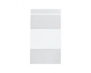 RD Plastics Clear 4 Mil Reclosable Bags with Writing Block - BAG, ZIP CLOSURE, WHITE BLOCK, 4MIL, 6X9 - C75