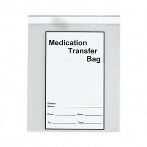 RD Plastics Medication Transfer Bags - BAG, MEDICATION TRANSFER, 2MIL, 8X10 - G112