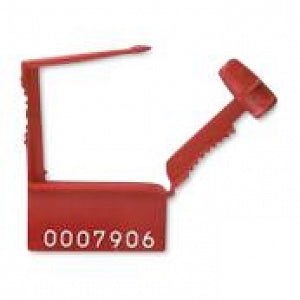 RD Plastics Metal Barrel Padlock Security Seals - Metal Barrel Padlock, Numbered, Red, HD - R50