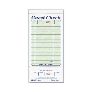 Rediform Office Products Guest Check Book - Guest Check Book - 5F740