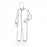 VWR Scientific Products Tyvek IsoClean Coveralls - Tyvek IsoClean Coveralls with Elastic Wrists and Ankles Storm Flap Front Zipper and Serged Seams, Clean Processed, White, Size 2XL - IC181SWH2X00250C