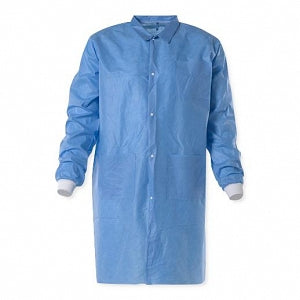 Dupont ProClean Protective Lab Coats - Lab Coat with Knit Cuff, Size L - GB219SWHLG00300B