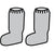 DuPont Tyveck FC Boot Covers-Series 454 - Tyvek FC High Boot Cover, Gray, 18" - FC454SGY00010000