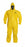 Dupont S-Seam Coveralls - Tychem 2000 Hooded Coveralls with Elastic Wrists and Ankles and Serged Seams, Yellow, Size XL - QC127SYLXL001200