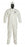 DuPont Tychem SL Coveralls-Series 122 - Tychem SL Coveralls with Hood, Boots, Elastic Wrists, Bound Seems, White, Size L - SL122BWHLG001200