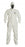 DuPont Bound Seam Coveralls - Tychem 4000 Hooded Coveralls with Attached Boot Covers, Elastic Wrists and Ankles and Taped Seams, White, Size 3XL - SL122TWH3X000600