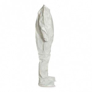 DuPont Tychem 4000 Coveralls with Elastic Cuffs - Tychem 4000 Coveralls with Elastic Cuffs, White, Size 2XL - SL121BWH2X001200