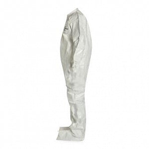 DuPont Tychem 4000 Coveralls with Elastic Cuffs - Tychem 4000 Coveralls with Elastic Cuffs, White, Size 2XL - SL121BWH2X001200