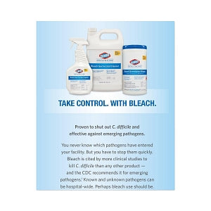 Clorox Bleach Germicidal Wipes - Clorox Germicidal Bleach Wipes, 110 Wipes - CLO30358CT