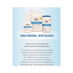 Clorox Bleach Germicidal Wipes - Clorox Germicidal Bleach Wipes, Refill, 110 Wipes - CLO30359CT