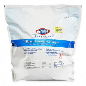 Clorox Bleach Germicidal Wipes - Clorox Germicidal Bleach Wipes, Refill, 110 Wipes - CLO30359CT