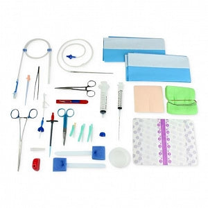 Rocket IPC Indwelling Pleural and Peritoneal Catheter Sets - Rocket IPC Indwelling Peritoneal Catheter Insertion Set with Metal Tunneler, 16Fg - R51400-16-PL