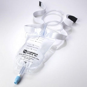 Remington Medical Nephrostomy Drain Bags - Disposable Drain Bag, 600 mL - 600-D