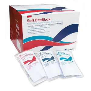 Richmond Dental and Medical Bite Blocks - Soft Bite Blocks, Nonsterile, Size S - 260005