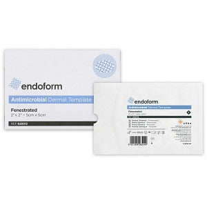 Aroa Biosurgery Endoform Dermal Template - Endoform Antimicrobial Fenestrated Dermal Template, 2" x 2" - 629312