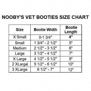 'S Veterinary Water-Resistant Dog Boots by Rotano NOO - NOOBY'S Veterinary Water-Resistant Dog Boots 8-Pack, Size L (3-1/2"-4-1/2" W x 7" L) - NB8PK-L