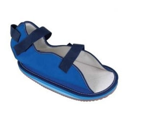 Ossur Canvas Rocker Bottom Cast Shoe - Cast Shoe with Rocker Bottom, Blue, Size M - 308MED