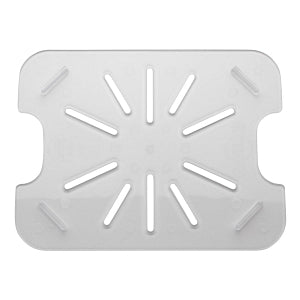 Royal Industries Clear Polycarbonate Drain Trays - TRAY, DRAIN, HALF, CLEAR, NSF, PC - ROY PCDT 1200