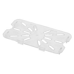 Royal Industries Clear Polycarbonate Drain Trays - TRAY, DRAIN, FOURTH, CLEAR, NSF, PC - ROY PCDT 1400