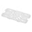 Royal Industries Clear Polycarbonate Drain Trays - TRAY, DRAIN, FOURTH, CLEAR, NSF, PC - ROY PCDT 1400