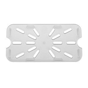 Royal Industries Clear Polycarbonate Drain Trays - TRAY, DRAIN, FOURTH, CLEAR, NSF, PC - ROY PCDT 1400