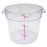 Royal Industries Round Graduated Containers and Lids - CONTAINER, GRADUATED, ROUND, CLR, NSF, PC, 1QT - ROY PCRC 1