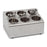 Royal Industries Flatware Holders - HOLDER, FLATWARE, 6-HOLE, STAINLESS STEEL - ROY SLV DSP 6