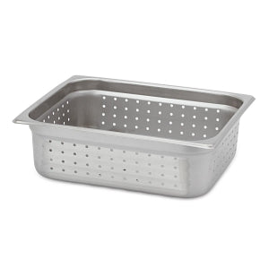 Royal Industries Steam Table Perforated Pans - PAN, PERFORATED, HALF, NSF, SS, 4" - ROY STP 1204 P