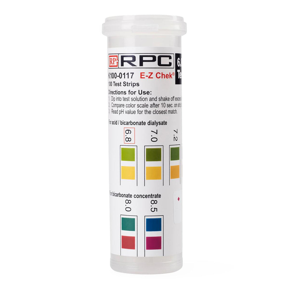 Reprocessing Products PH Test Strips - pH Test Strip Kit, 6.8-8.5 Range - 5116A