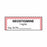 United Ad Label Co. Drug Tape / Labels - Neostigmine Label, 1 mg / mL, Expiration Date / Time, Red / White Stripe, 1-1/2" x 1/2", Permanent, 610 Labels / Roll - ULAL0171