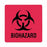 United Ad Label Hazard Warning Labels - LABEL, BIOHAZARD, 8X10, 5/PK, RD - ULBH501