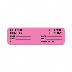 United Ad Label IV Set Change Labels - LABEL, CHANGE, SUN, 3X7/8, 320/RL, FLPK - ULCM301