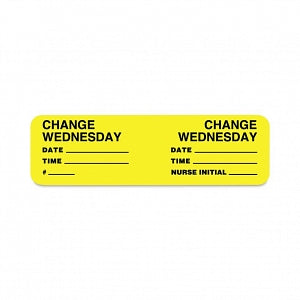 United Ad Label IV Set Change Labels - LABEL, CHANGE, WED, 3X7/8, 320/RL, FLYL - ULCM304