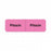 United Ad Label Co. Drug Tape / Labels - Pitocin IV Line Identification Label, Fluorescent Pink, 3" x 7/8", Permanent, 320 Labels / Roll - ULCU268