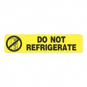 United Ad Label Do Not Refrigerate Labels - LABEL, DO NOT REFRG FL YL 1-5/8X3/8 - ULFP924