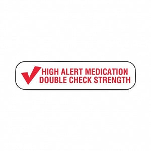 United Ad Label Alert Labels - LABEL, HIGH ALRT, 1-5/8X3/8, 1000/RL, RD - ULRXA1291