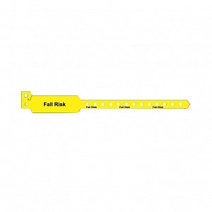 United Ad Label Fall Alert Wristbands - WRISTBAND, SNAP, FALL, YL, 10X1-1/8500/BX - ULWB0108F-14