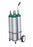 Responsive Respiratory Inc. Cylinder Transport Racks - Oxygen Cylinder Cart, 2-Cylinder Capacity, D / E/M9 Tanks - RRI1500130