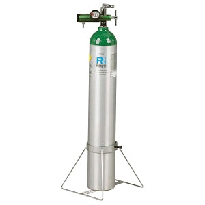 Responsive Respiratory Inc. Cylinder Transport Racks - Oxygen Cylinder Stand, 1-Cylinder Capacity, D / E Tanks - RRI1500240