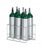 Medline Cylinder Transport Racks - Oxygen Cylinder Rack, 6-Cylinder Capacity, D / E Tanks - RRI1500261