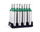 Medline Cylinder Transport Racks - Composite Oxygen Cylinder Rack, 8-Cylinder Capacity, D / E Tanks - RRI1500265