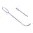 Teleflex Medical Curved Catheter Stylet - Catheter Stylet, Curved, Stainless Steel, Malleable - 375500