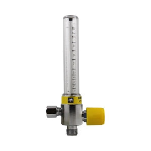 Medline Air Flowmeters - Medical Air Flowmeter, Brass, Power Takeoff, No Back Fitting, 0 lpm to 15 lpm - RTFMA15AAPT