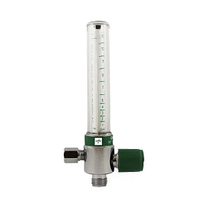 Medline Oxygen Flowmeters - Oxygen Flowmeter, No Back Fitting, Power Takeoff, 0 lpm to 15 lpm - RTFMO15AAPT