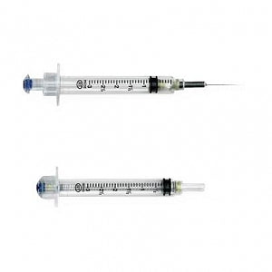 Retractable Technologies VanishPoint Syringes - VanishPoint Syringe with Retractable Hypodermic Needle, 3 mL, 25G x 5/8" - 10301